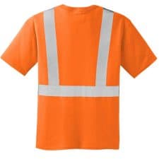 Cornerstone CS401 Safety Orange Short Sleeve Shirt