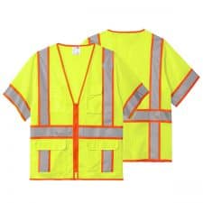 CornerStone Class 3 Surveyor Mesh Short Sleeve Safety Vest