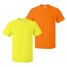 Fruit Of The Loom Short Sleeve Safety Shirt