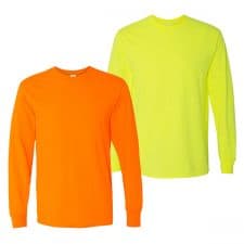 Gildan 5400 Heavy Cotton Blend Long-Sleeve Safety Shirt