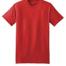 Hanes Beefy-T Red Shirts