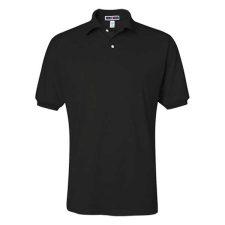 Jerzees Black Polo Sport Shirt