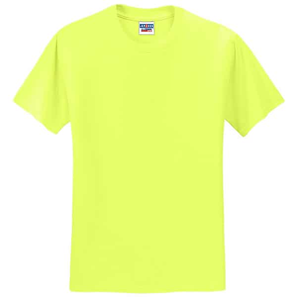 Jerzees Safety Green Dry Fit Shirt