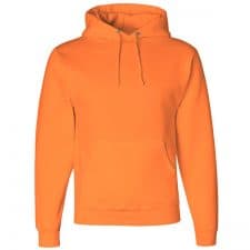 Jerzees Safety Orange Hooded Sweatshirt