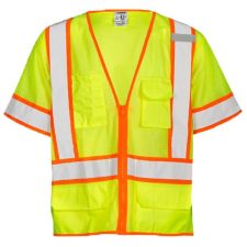 Kishigo Ultra Cool Safety Green Surveyors Vest