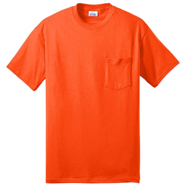 Safety Orange Pocket Shirt