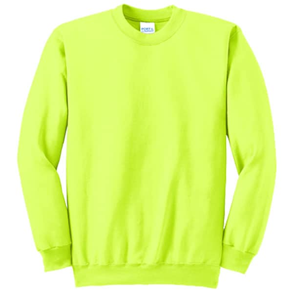 Safety Green Crewneck Sweatshirt