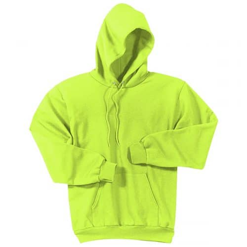 Tall Safety Green Hooded Sweatshirt