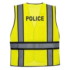 Portwest Printed Police Vest - Back View