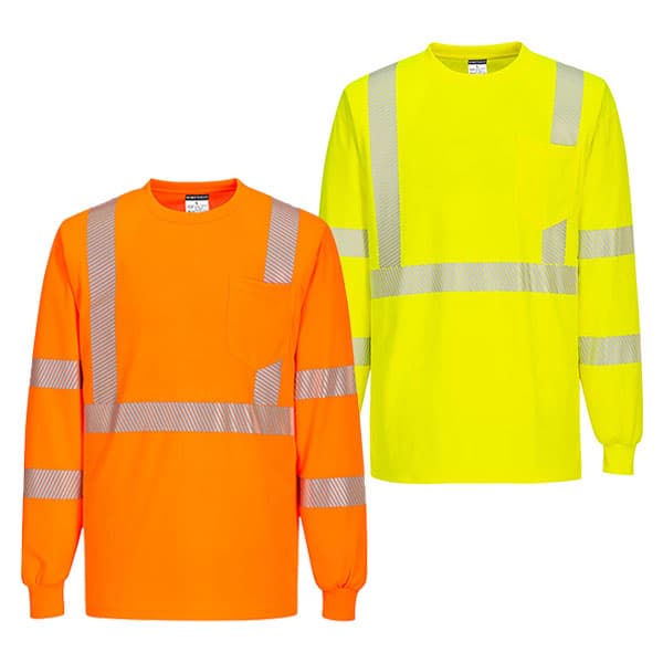 Portwest S195 Segmented Tape Long Sleeve Shirt - National Safety Gear