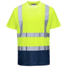Portwest Navy Bottom Reflective Safety Shirt