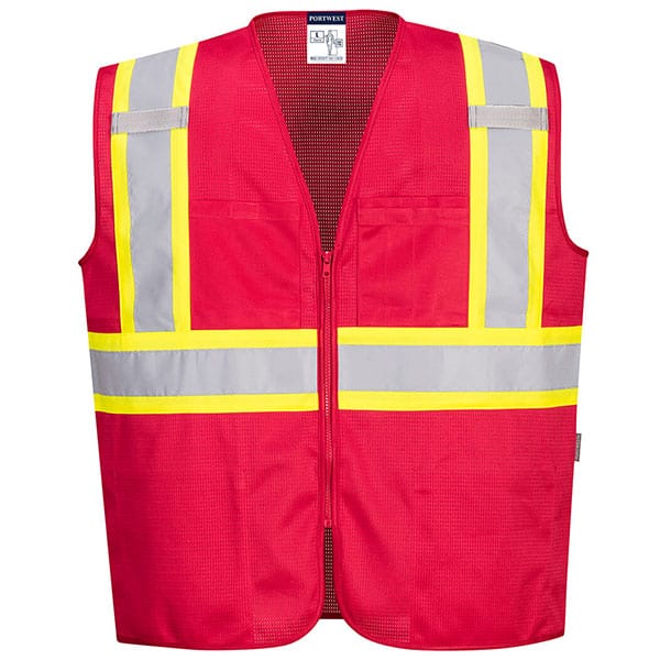 Portwest Red Safety Vest