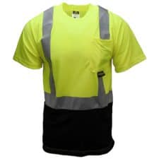 Radians Class 2 Short Sleeve Black Bottom T-Shirt