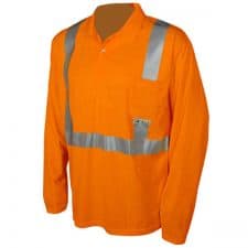 Radians Safety Orange Long Sleeve Reflective Shirt