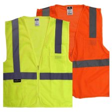 Radians Economy Mesh Zipper Vest With Pockets