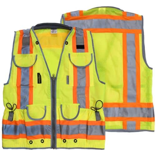 Radians SV55 Class 2 Vest In Safety Green