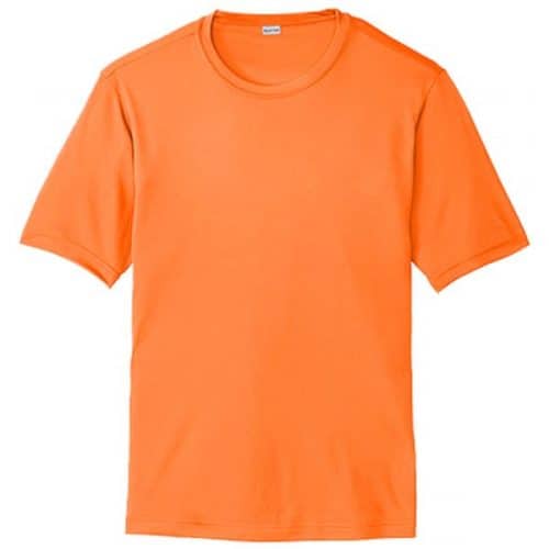 Safety Orange Dry Fit Safety Shirt