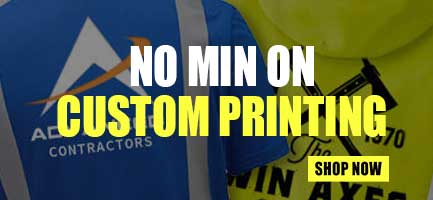 No Minimum on Custom Logo Printing